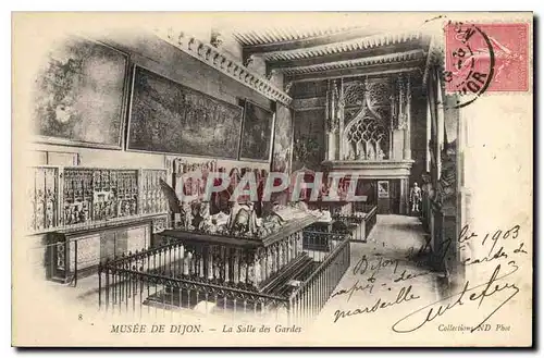 Cartes postales Musee de Dijon La Salle des Gardes