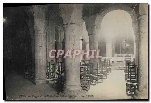 Cartes postales Dijon Crypte de la Cathedrale Saint Benigne