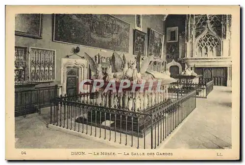 Cartes postales Dijon Le Musee La Salle des Gardes