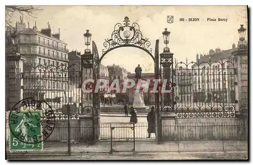 Cartes postales Dijon Place Darcy