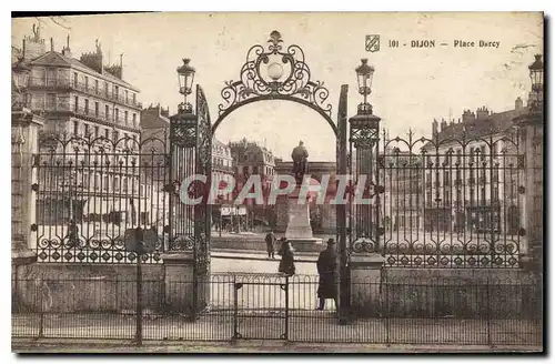 Cartes postales Dijon Place Darcy