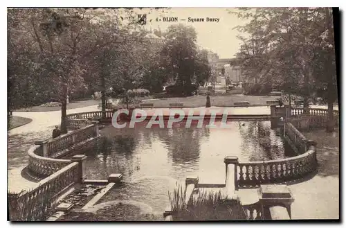 Cartes postales Dijon Square Darcy