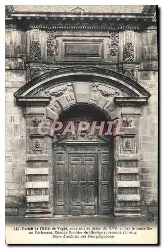 Cartes postales Portail de l'Hotel de Vogue
