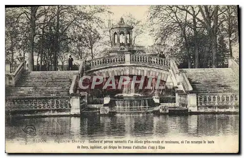 Cartes postales Dijon Square Darcy