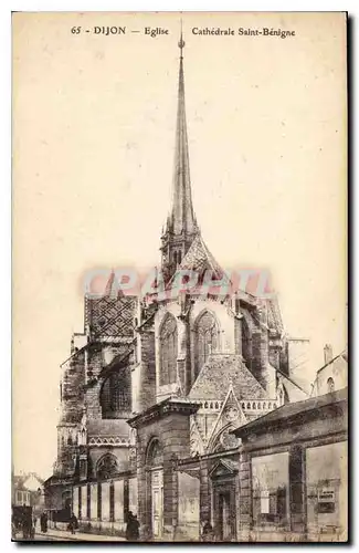 Cartes postales Dijon Eglise Cathedrale Saint Benigne