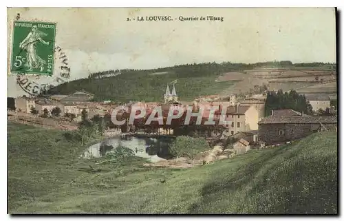 Ansichtskarte AK La Louvesc Quartier de l'Etang