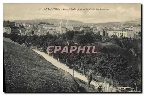 Ansichtskarte AK La Louvesc Vue generale prise de la Croix des Traverses