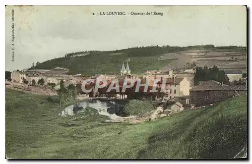 Cartes postales La Louvesc Quartier de l'Etang