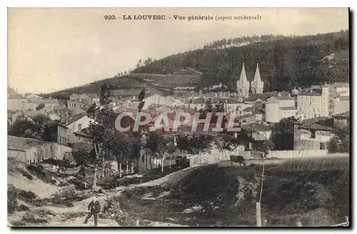 Cartes postales La Louvesc Vue generale aspect occidental
