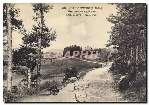 Cartes postales La Louvesc Ardeche Une bonne Solitude