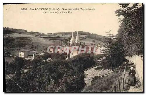 Cartes postales La Louvesc Ardeche Vue partielle Aspect Nord Cure d'air