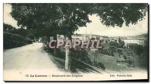 Cartes postales La Louvesc Boulevard des Elegants