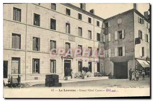 Cartes postales La Louvesc Grand Hotel Costet