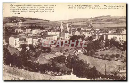 Ansichtskarte AK La Louvesc Ardeche Vue panoramique d'Annonay et de Dunieres