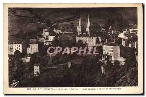 Ansichtskarte AK La Louvesc Ardeche Vue generale prise de Rochelipe