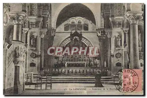 Ansichtskarte AK La Louvesc Interieur de la Basilique