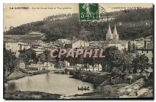 Ansichtskarte AK La Louvesc Lac du Grand Lieu et Vue generale