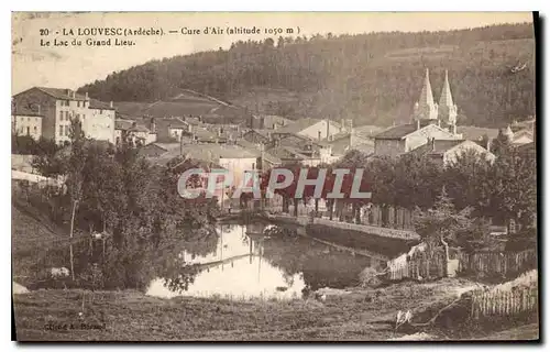 Ansichtskarte AK La Louvesc Ardeche Cure d'Air Le Lac du Grand Lieu