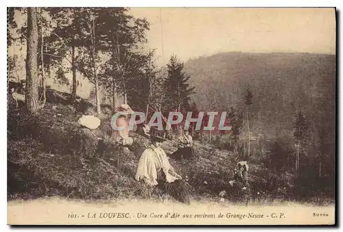 Ansichtskarte AK La Louvesc Une Cure d'Air aux environs de Grange Neuve C P