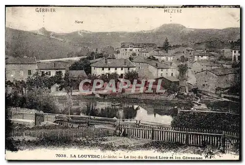 Ansichtskarte AK La Louvesc Ardeche Le lac du Grand Lieu et les Cevennes