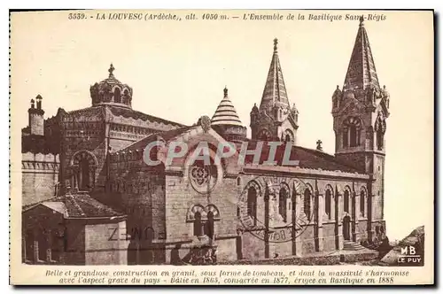 Cartes postales La Louvesc Ardeche L'Ensemble de la Basilique Saint Regis