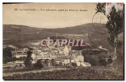 Cartes postales La Louvesc vue generale prise au Pied du Besset