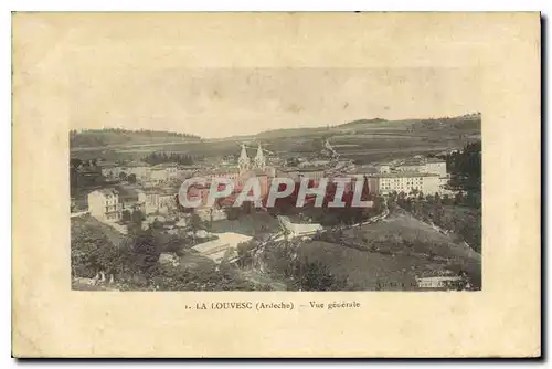 Cartes postales La Louvesc Ardeche vue generale