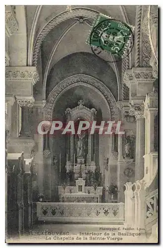 Ansichtskarte AK La Louvesc Interieur de la Basilique La Chapelle de la Sainte Vierge