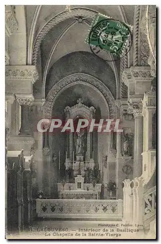 Cartes postales La Louvesc Interieur de la Basilique La Chapelle de la Sainte Vierge