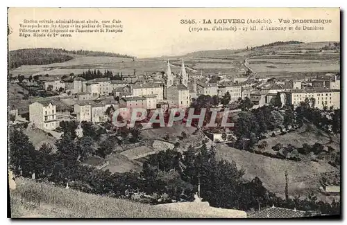 Ansichtskarte AK La Louvesc Ardeche Vue panoramique d'Annonay et de Dunieres