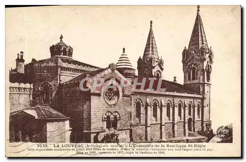 Ansichtskarte AK La Louvesc Ardeche L'Ensemble de la Basilique St Regis