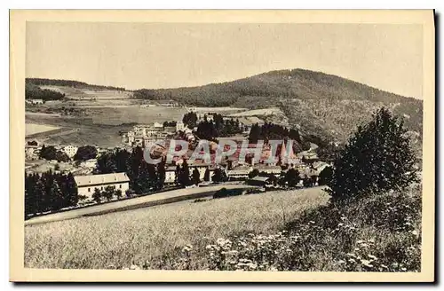 Ansichtskarte AK La Louvesc Ardeche Vue generale et Calvaire du Mont Chair