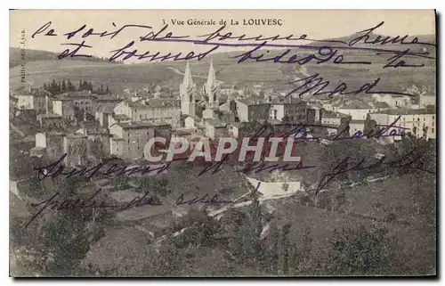 Cartes postales Vue Generale de La Louvesc