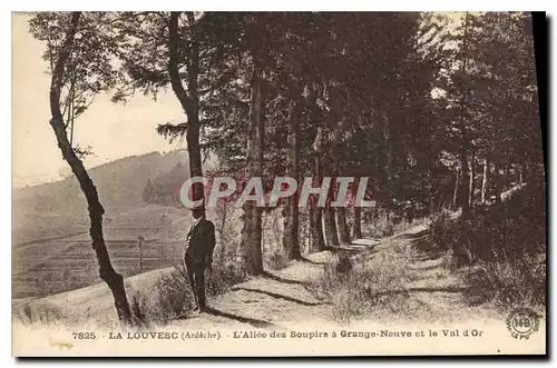 Ansichtskarte AK La Louvesc Ardeche L'Allee des Soupirs a Grange Neuve et le Val d'Or