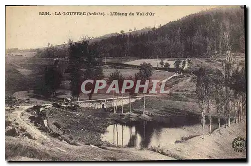 Ansichtskarte AK La Louvesc Ardeche L'Etang de Val d'Or