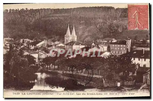 Cartes postales La Louvesc Ardeche vue Nord Est Lac du Grand Lieu Cure d'Air