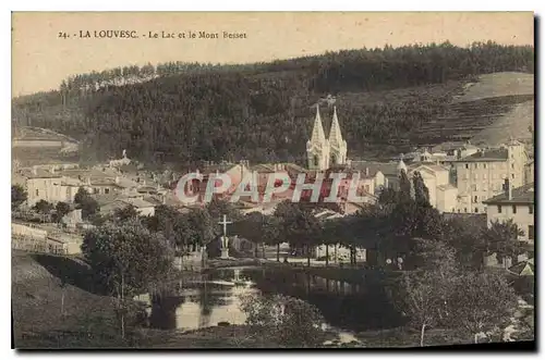 Ansichtskarte AK La Louvesc le lac et le Mont Besset