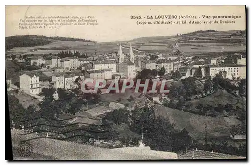 Ansichtskarte AK La Louvesc Ardeche vue Panoramique d'Annonay et de Dunieres