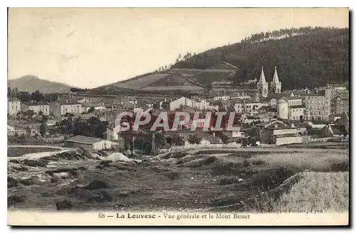 Cartes postales La Louvesc vue generale et le Mont Besset