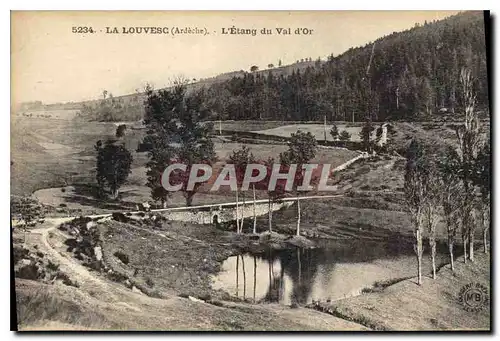 Ansichtskarte AK La Louvesc Ardeche L'Etang du Val d'Or