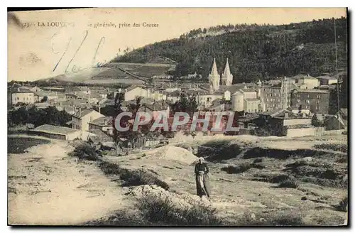 Cartes postales La Louvesc Vue generale des Crozes