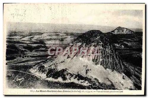 Cartes postales Le Mont Gerbier des Joncs (Ardeche) alt 1554 m Vue aerienne panoramique