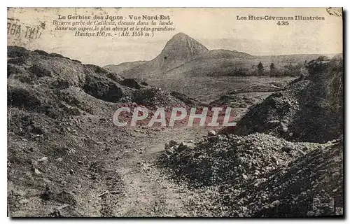 Ansichtskarte AK Les Hautes Cevennes Illustrees Le Mont Gerbier des Joncs Vue Nord Est Bizarre gerbe de Cailloux