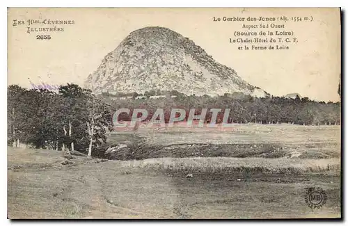 Cartes postales Les Hautes Cevennes Illustrees le Gerbier des Joncs (alt 1554 m) Aspect Sud Ouest (Source de la