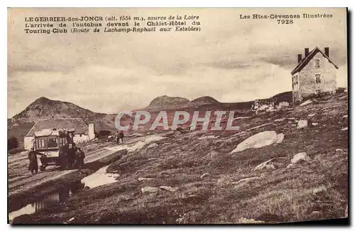 Ansichtskarte AK Les Hautes Cevennes Illustrees le Gerbier des Joncs (alt 1554 m) Source de la Loire L'arrive de