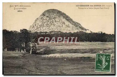 Ansichtskarte AK Les Hautes Cevennes Illustrees le Gerbier des Joncs (alt 1554 m) Source de la Loire (Aspect Sud