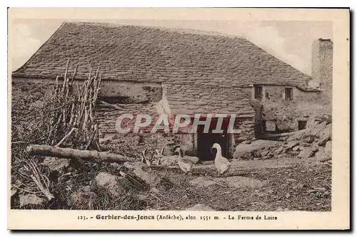 Cartes postales Gerbier des Joncs (Ardeche) alt 1551 m La Ferme de Loire