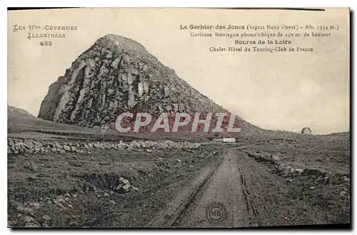 Ansichtskarte AK Les Hautes Cevennes Illustrees Le Mont Gerbier des Joncs (Aspect Nord Ouest) Alt 1554 m Curieuse