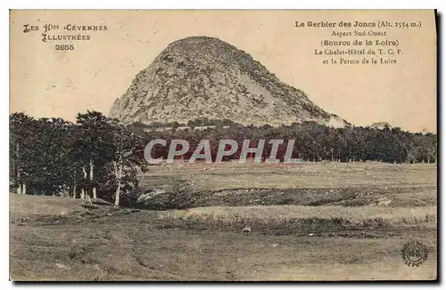 Cartes postales Les Htes Cevennes Illustrees Le Gerbier des Joncs (Alt 1554 m) Aspect Sud Ouest Source de la Loi