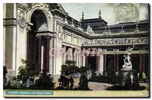 Cartes postales Paris Interieur du Petit Palais
